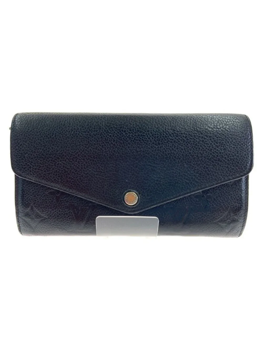 Louis Vuitton Monogram Empreinte Portefeuille Sarah Bifold Wallet Black